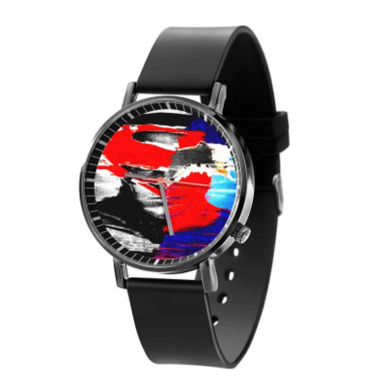Batman vs Superman 3 Black Quartz Watch Unisex With Premium Gift Box
