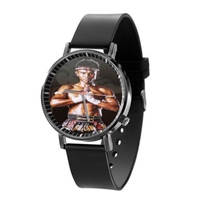 Buakaw Banchamek Black Quartz Watch Unisex With Premium Gift Box