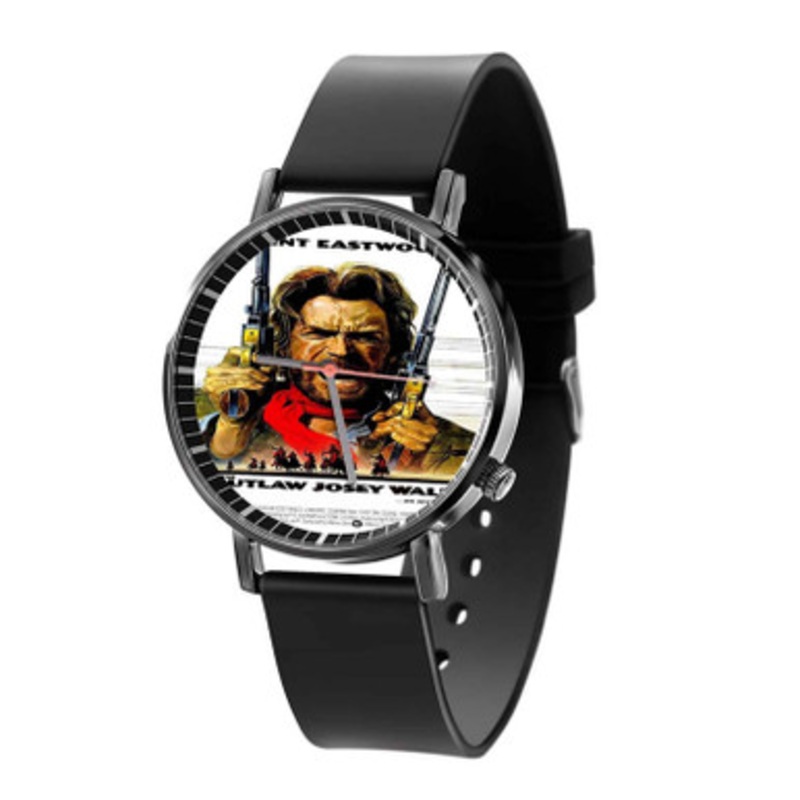 Clint Eastwood The Outlaw Josey Wales Black Quartz Watch Unisex With Premium Gift Box