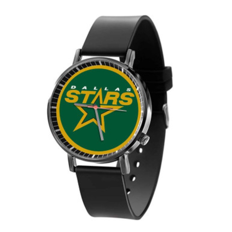 Dallas Stars NHL Black Quartz Watch Unisex With Premium Gift Box