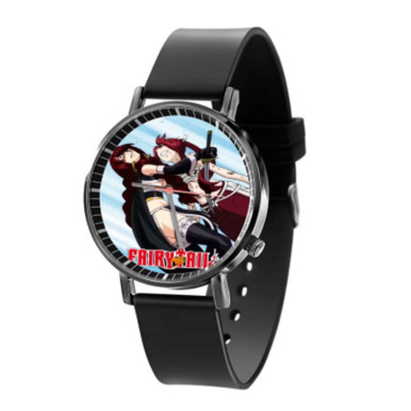 Fairy tail Black Quartz Watch Unisex With Premium Gift Box
