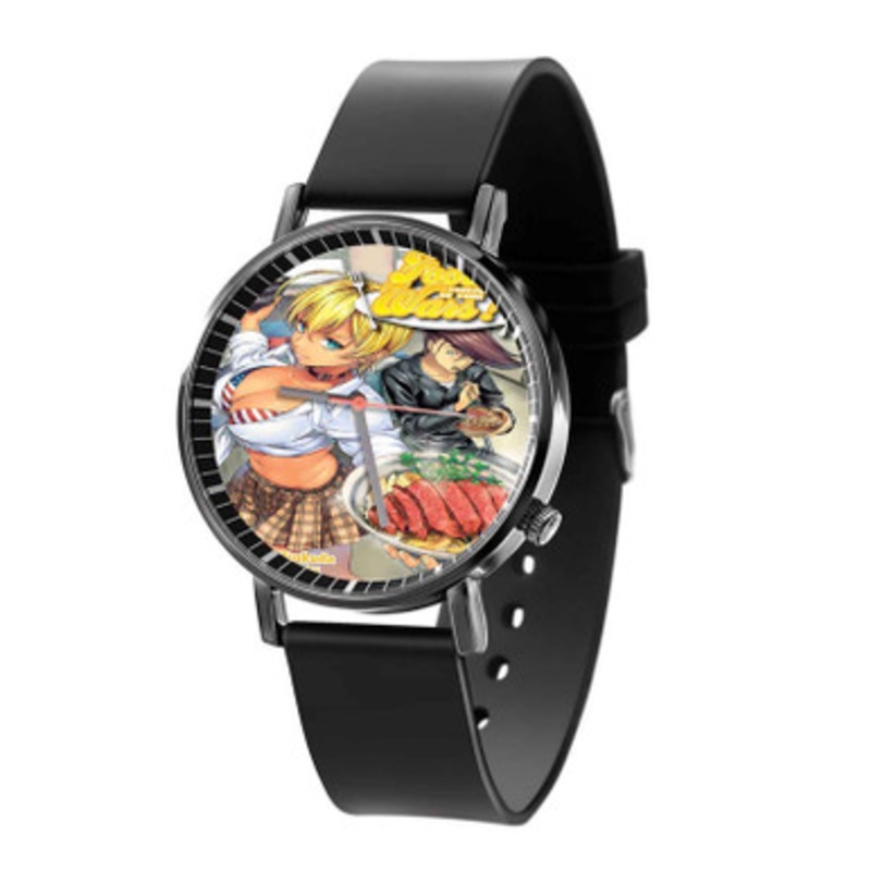 Food Wars Shokugeki no Soma Arts Black Quartz Watch With Premium Gift Box for Unisex