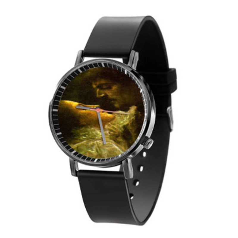 Gustav Klimt Love Black Quartz Watch Unisex With Premium Gift Box