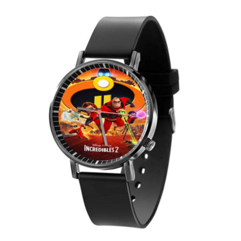 Incredibles 2 Black Quartz Watch With Premium Gift Box for Unisex