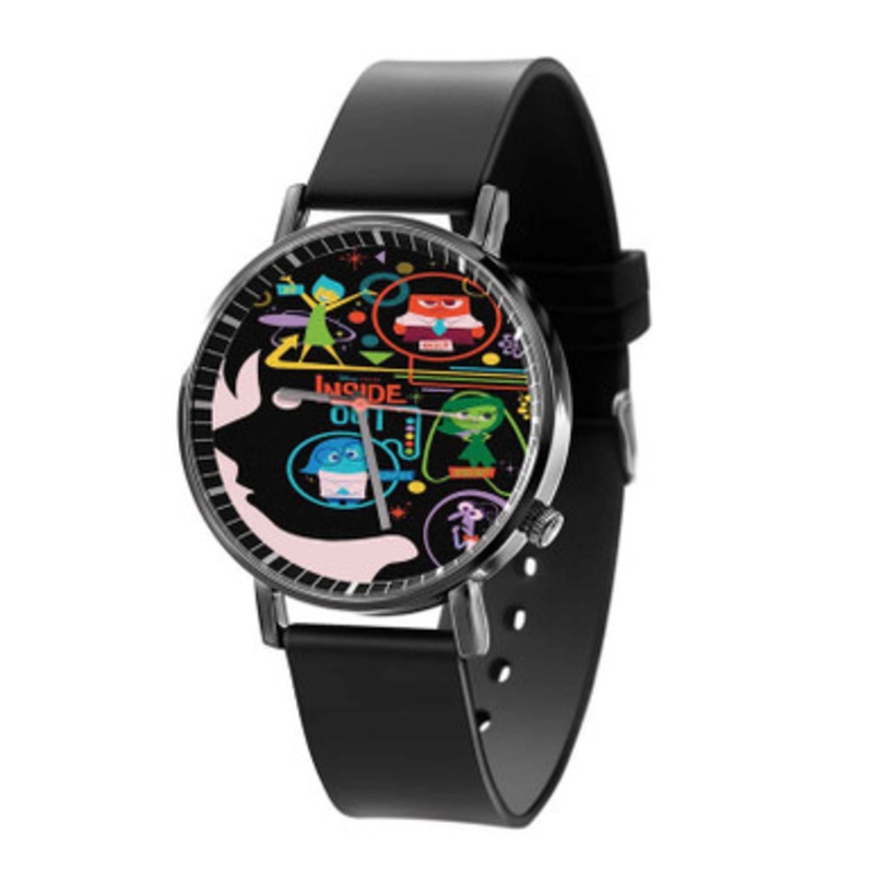 Inside Out Disney Pixar Black Quartz Watch Unisex With Premium Gift Box