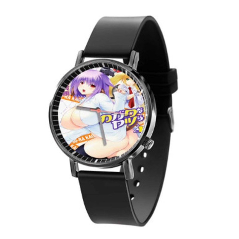 Kagaku na Yatsura Unisex Black Quartz Watch With Premium Gift Box