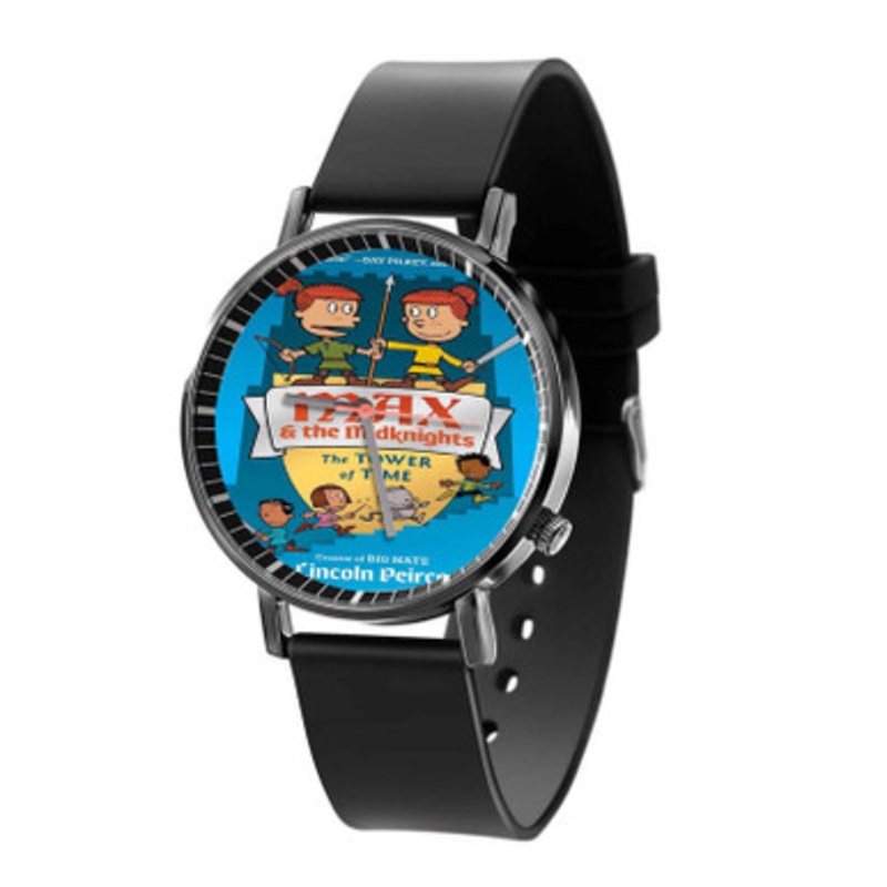 Max the Midknights The Tower of Time Black Quartz Watch With Premium Gift Box for Unisex