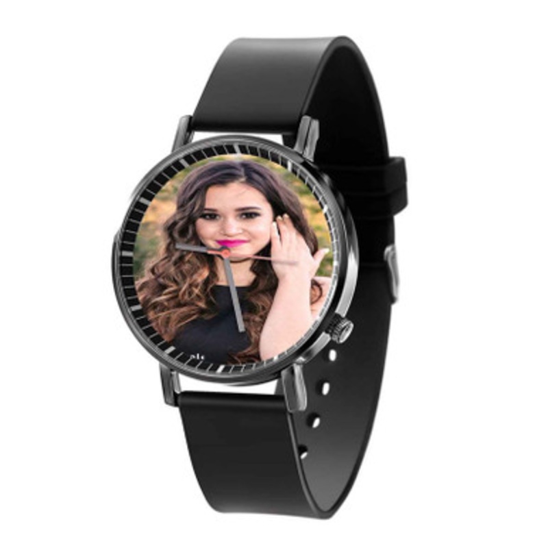Megan Nicole Black Quartz Watch With Premium Gift Box for Unisex