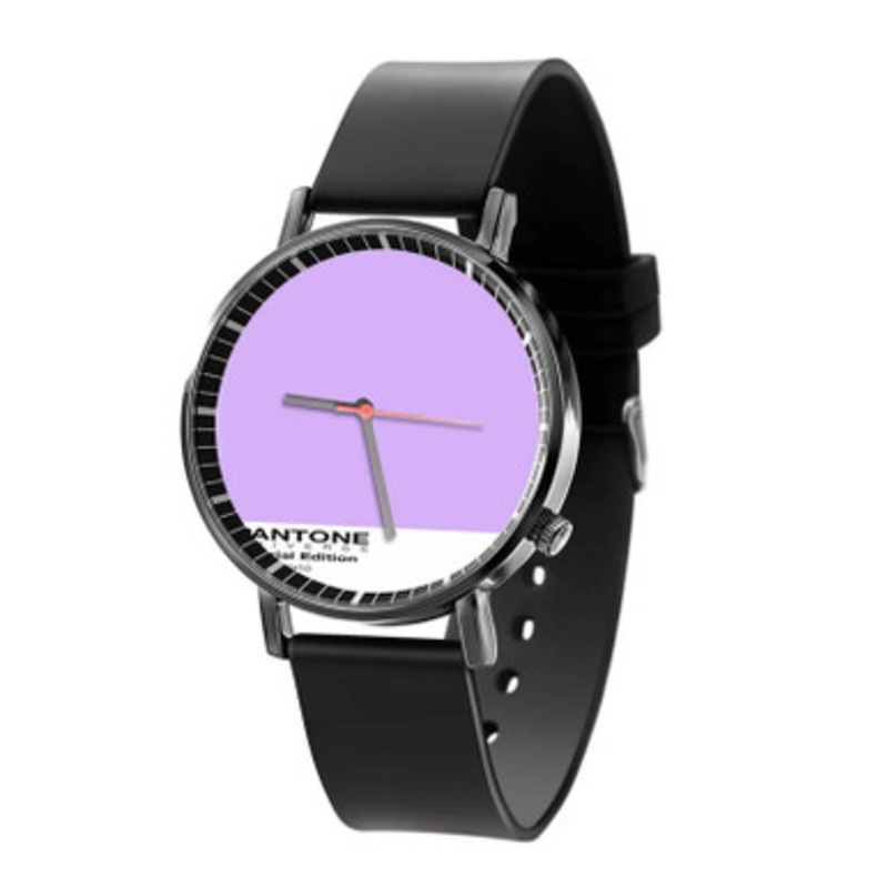 Pantone Universe Lavanderie Black Quartz Watch Unisex With Premium Gift Box