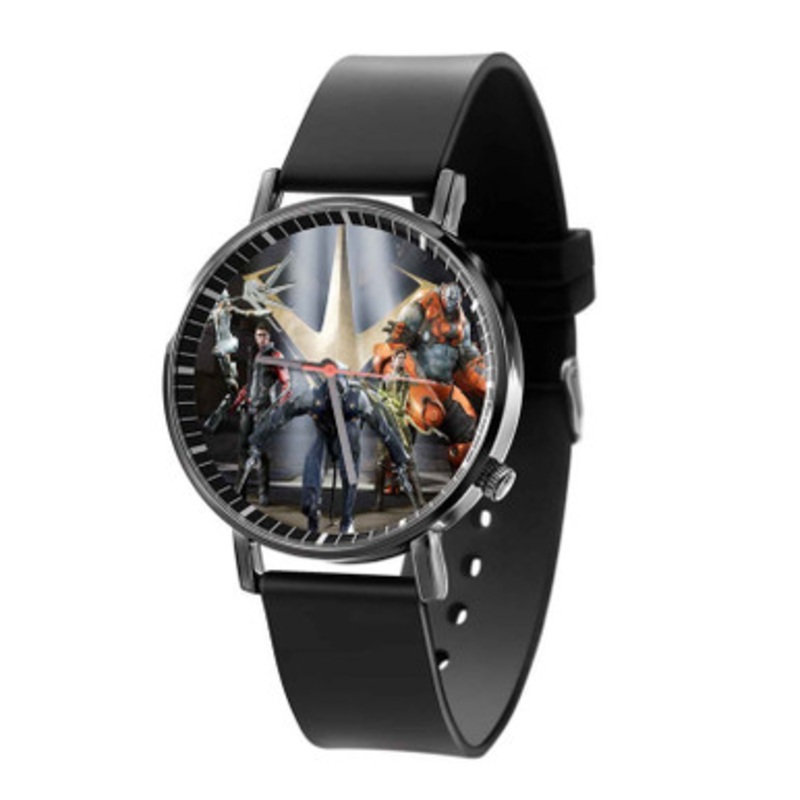 Paragon Heroes Unisex Black Quartz Watch With Premium Gift Box