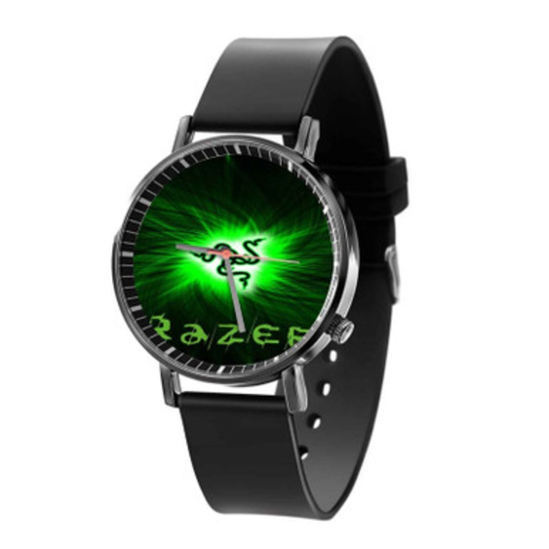 Razer Art Unisex Black Quartz Watch With Premium Gift Box