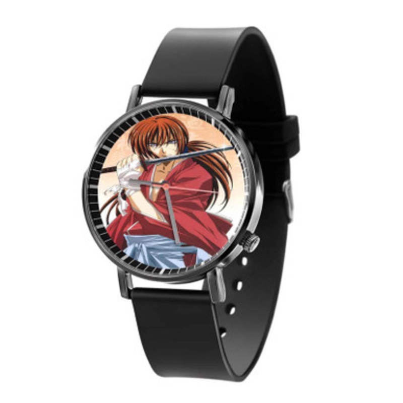 Rurouni Kenshin Samurai X Black Quartz Watch Unisex With Premium Gift Box