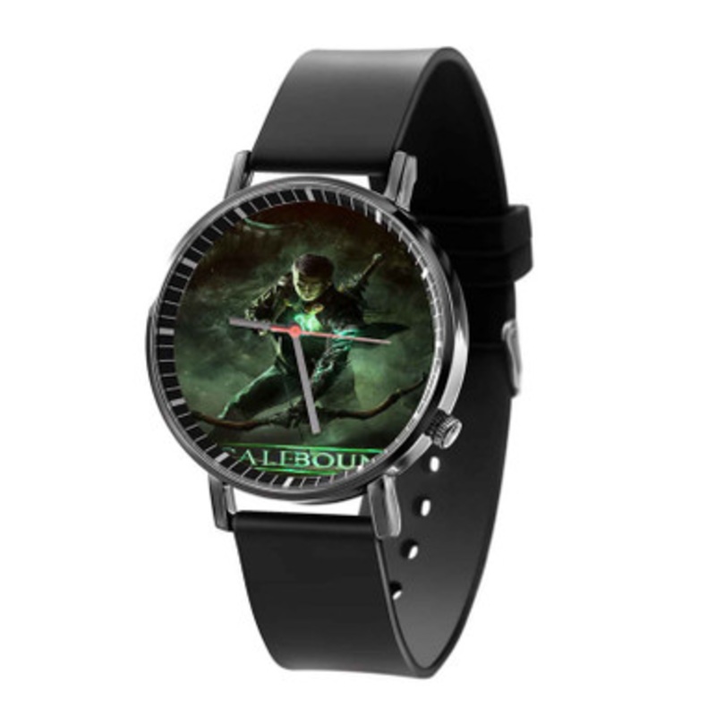 Scalebound Unisex Black Quartz Watch With Premium Gift Box