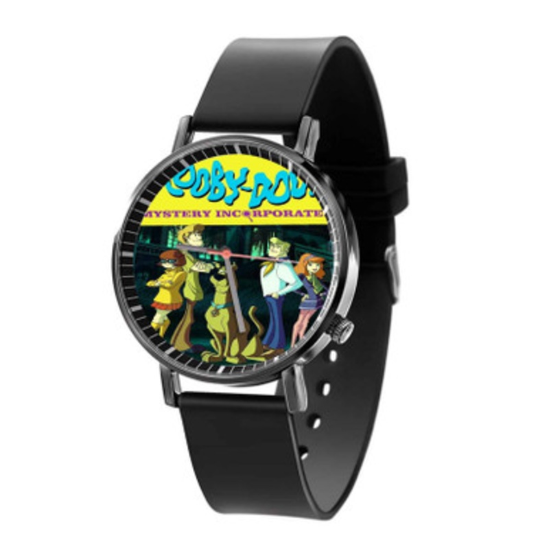 Scooby Doo Mystery Incorporated Art Black Quartz Watch Unisex With Premium Gift Box