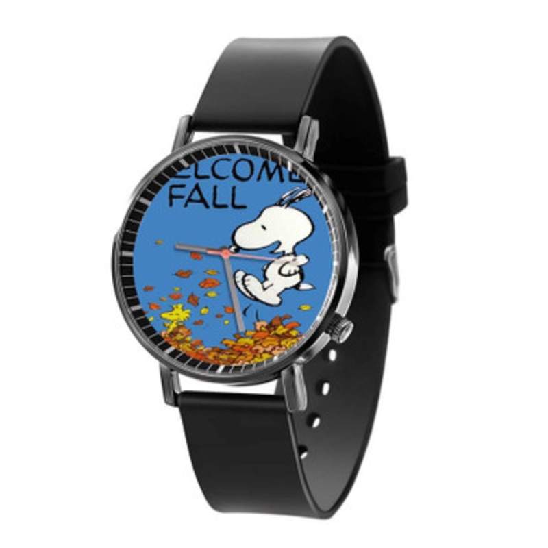 Snoopy Welcomes Fall Unisex Quartz Watch With Premium Gift Box