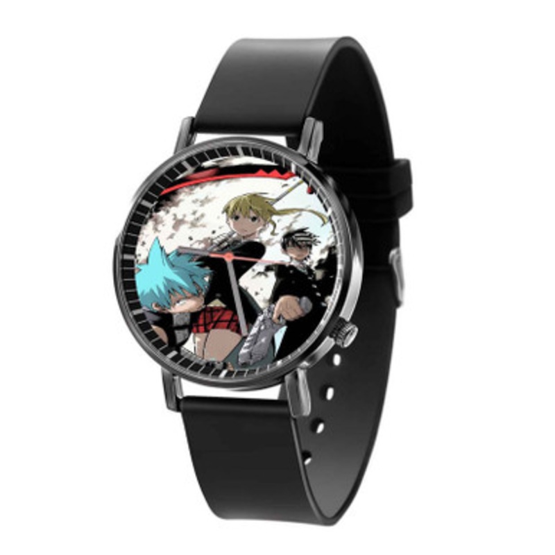 Soul Eater Arts Black Quartz Watch Unisex With Premium Gift Box