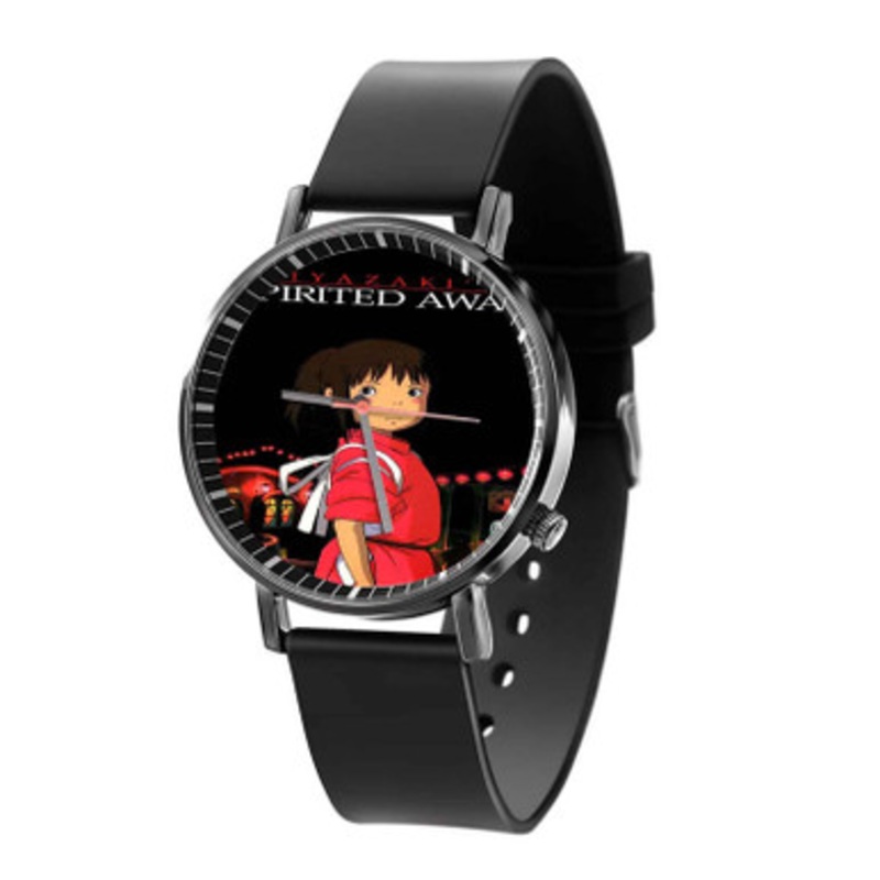 Spirited Away Studio Ghibli Night Black Quartz Watch Unisex With Premium Gift Box