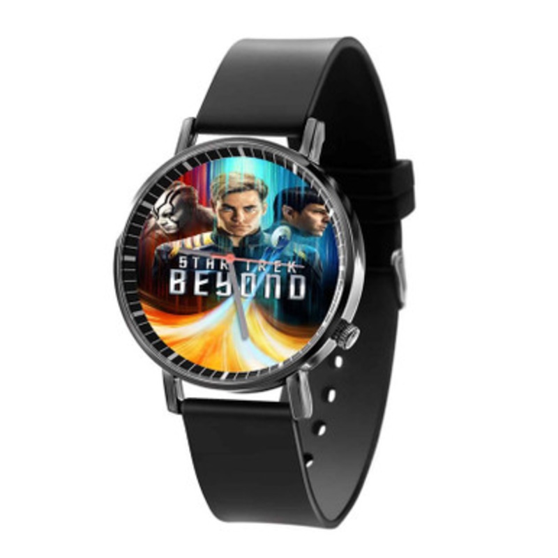 Star Trek Beyond Black Quartz Watch Unisex With Premium Gift Box