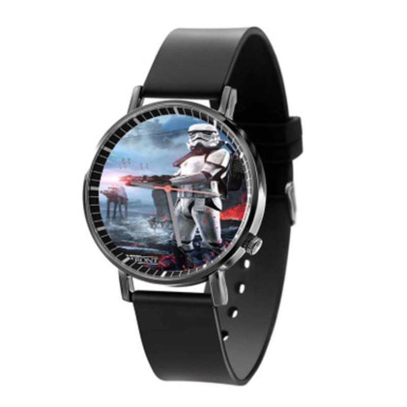 Star Wars Battlefront Black Quartz Watch Unisex With Premium Gift Box
