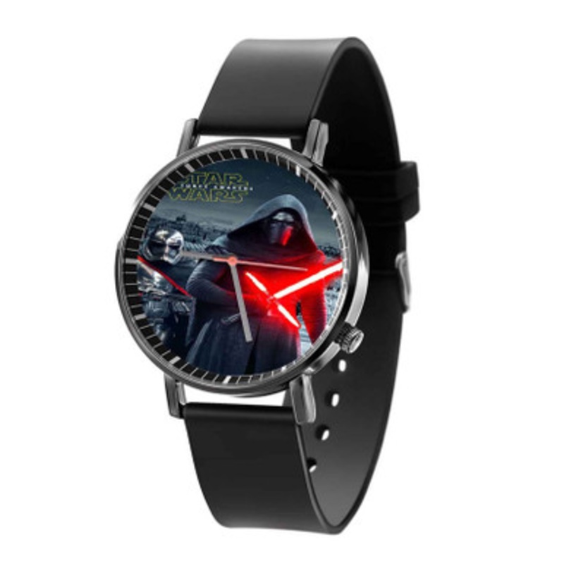 Star Wars The Force Awakens 2015 Villains Assemble Black Quartz Watch Unisex With Premium Gift Box