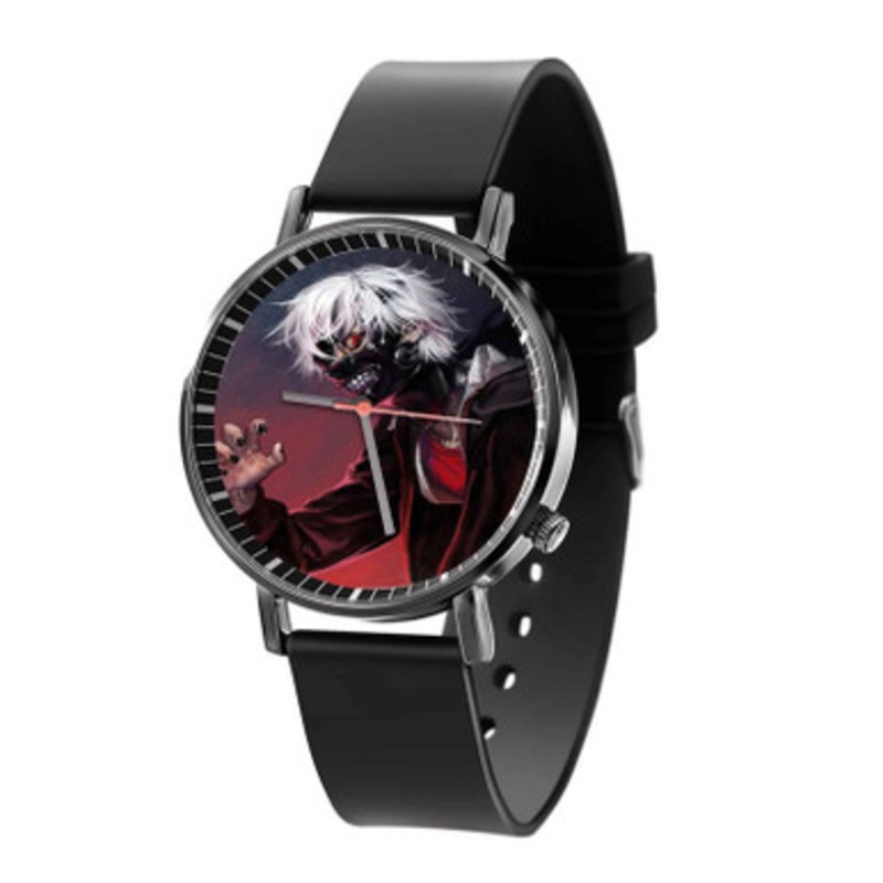 Tokyo Ghoul Kaneki Ken Print Black Quartz Watch Unisex With Premium Gift Box