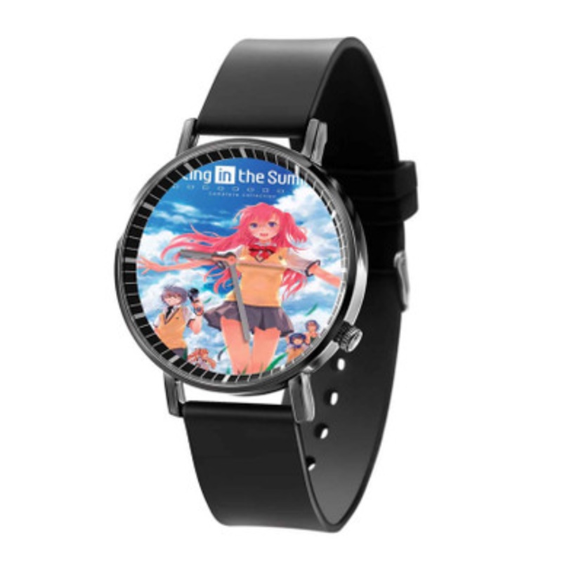 Waiting in the Summer Black Quartz Watch Unisex With Premium Gift Box