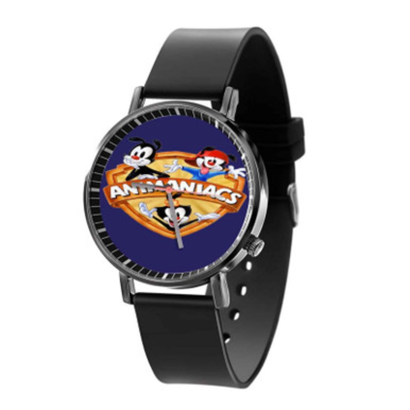 Animaniacs Black Quartz Watch Unisex With Premium Gift Box