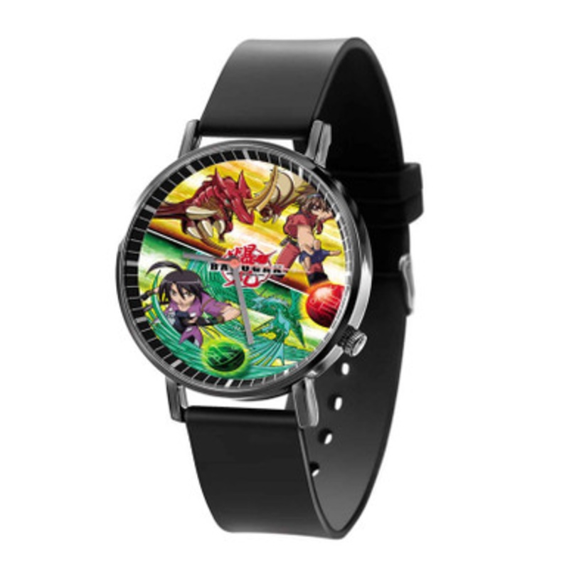 Bakugan Battle Brawlers Black Quartz Watch Unisex With Premium Gift Box