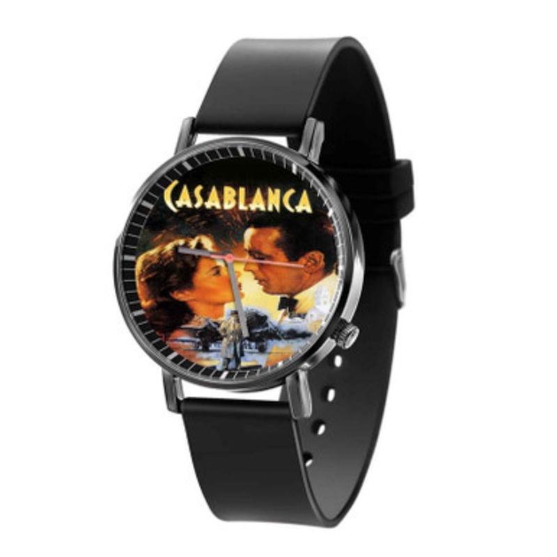 Casablanca Unisex Black Quartz Watch With Premium Gift Box