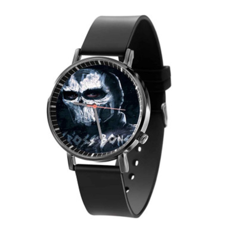 Crossbones Captain America Civil War Black Quartz Watch Unisex With Premium Gift Box