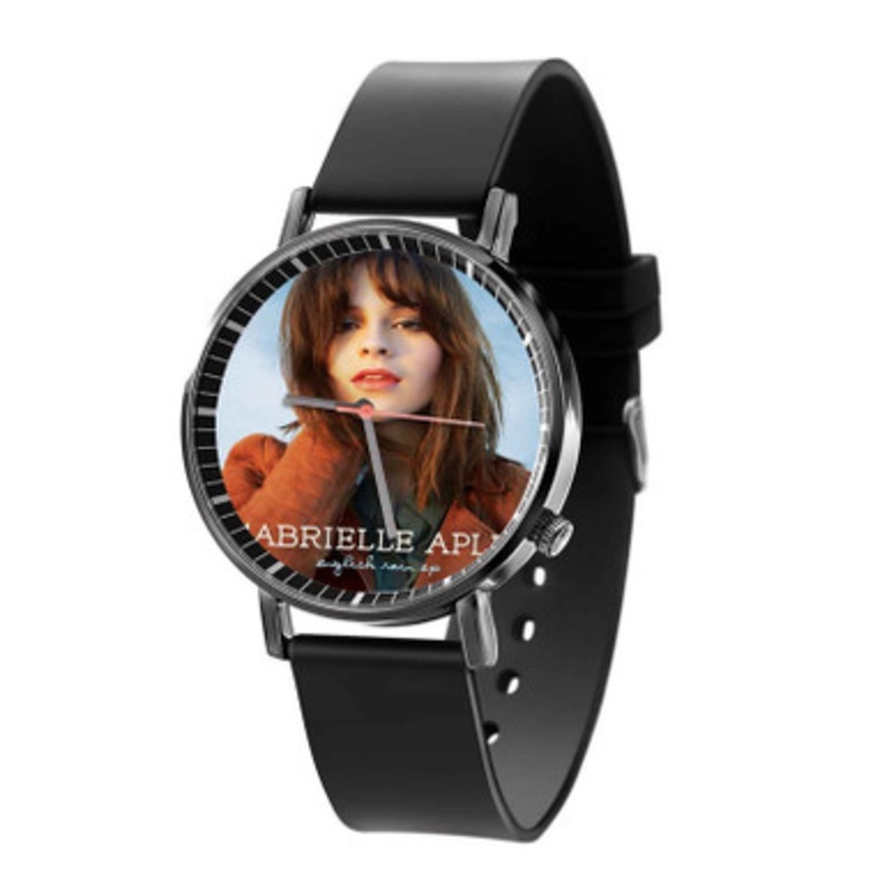 Gabrielle Aplin Black Quartz Watch With Premium Gift Box for Unisex
