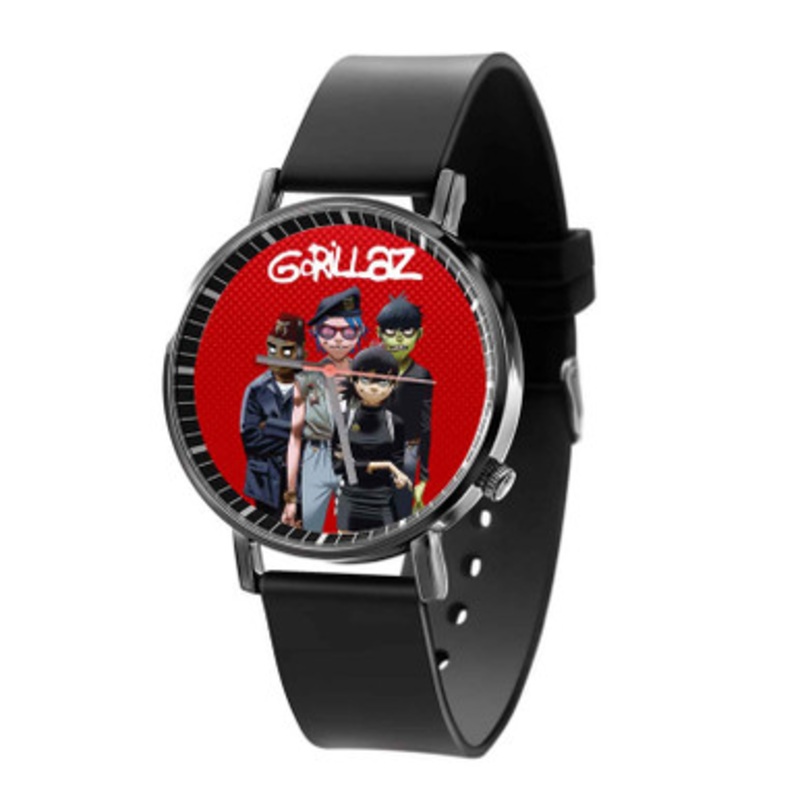 Gorillaz Black Quartz Watch Unisex With Premium Gift Box