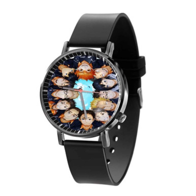 Haikyuu Black Quartz Watch Unisex With Premium Gift Box