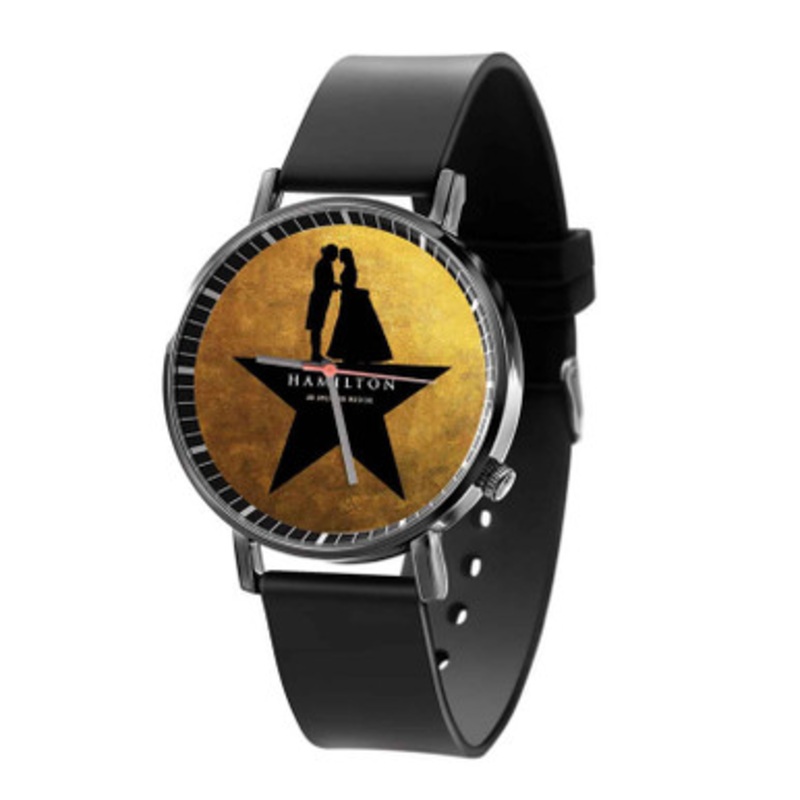 hamilton Black Quartz Watch Unisex With Premium Gift Box