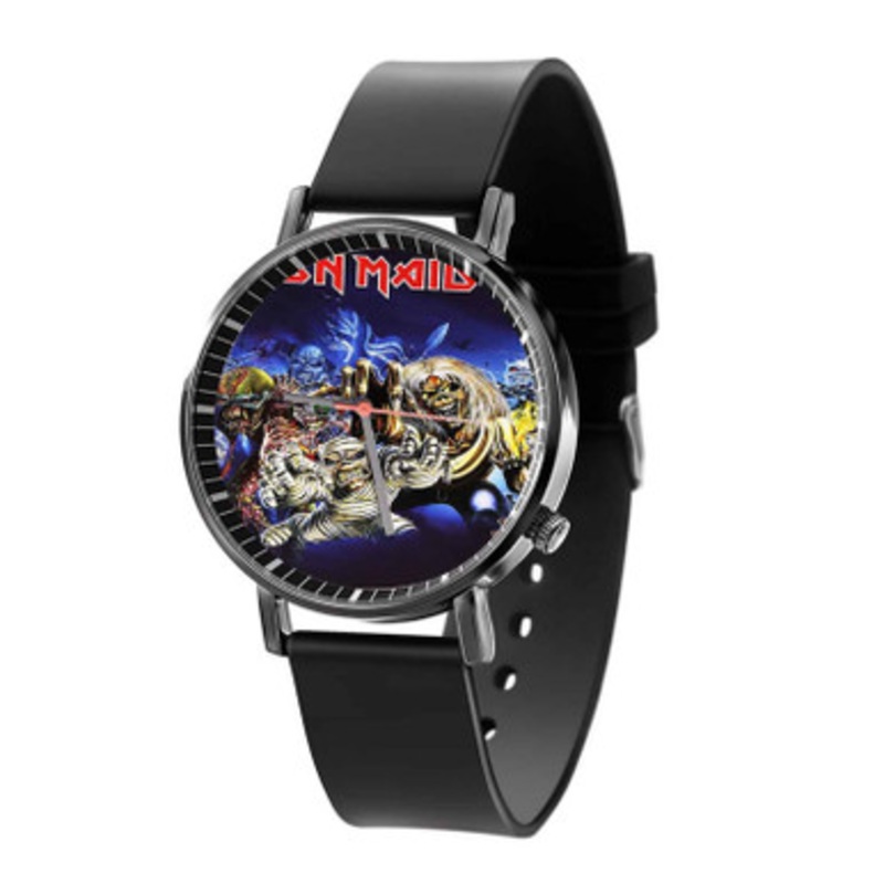Iron Maiden Black Quartz Watch Unisex With Premium Gift Box
