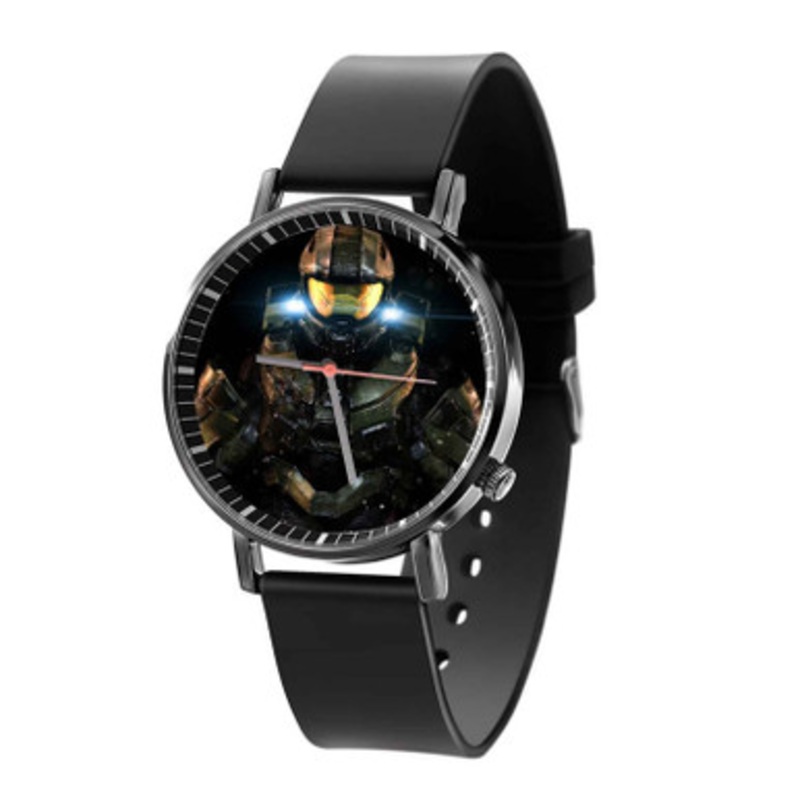 John 117 Halo Black Quartz Watch Unisex With Premium Gift Box