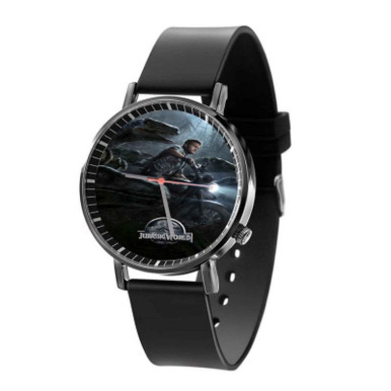 Jurassic World Movie Black Quartz Watch Unisex With Premium Gift Box