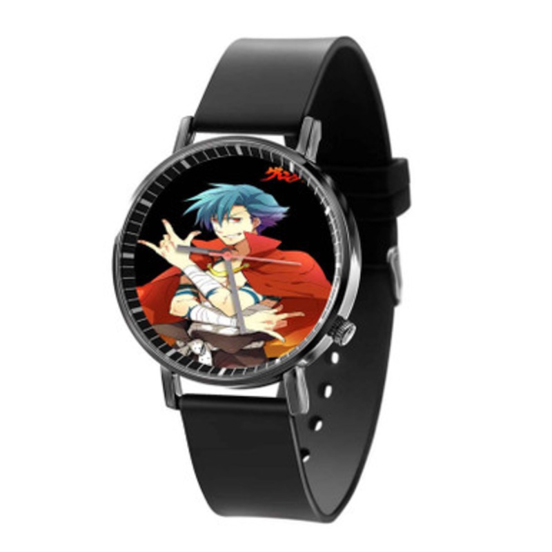 Kamina Gurren Lagann Black Quartz Watch Unisex With Premium Gift Box