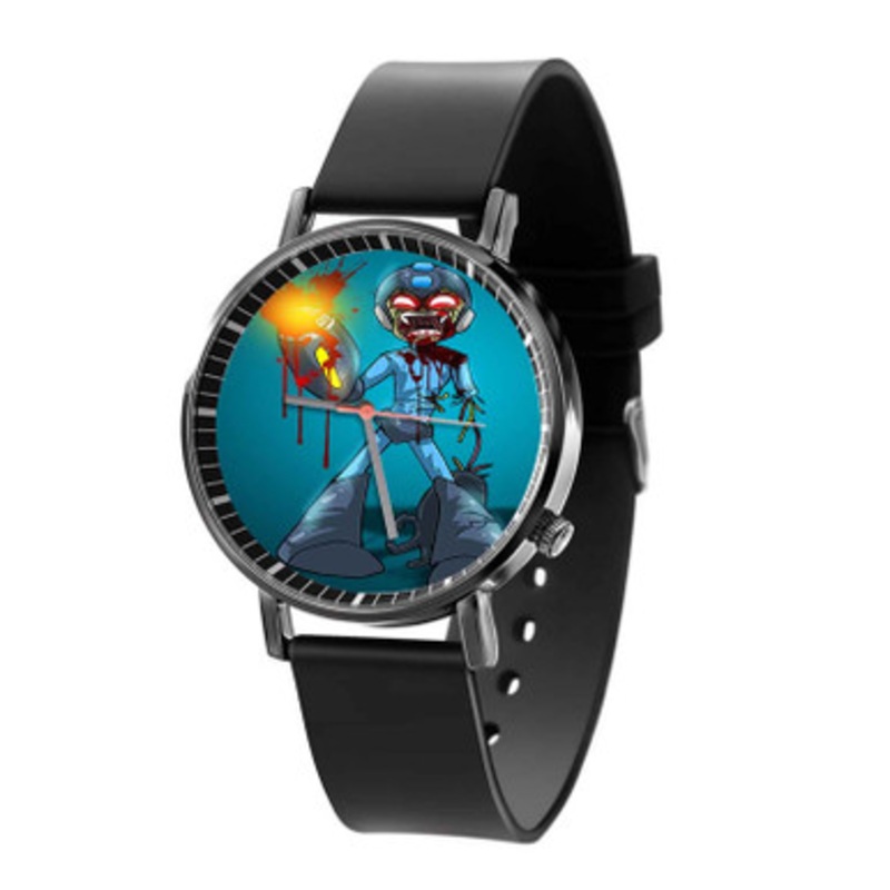 Megaman Zombie Unisex Black Quartz Watch With Premium Gift Box