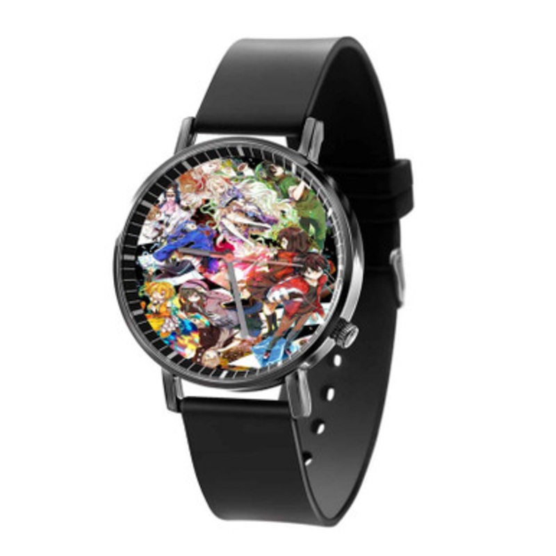 Mekakucity Actors Unisex Black Quartz Watch With Premium Gift Box