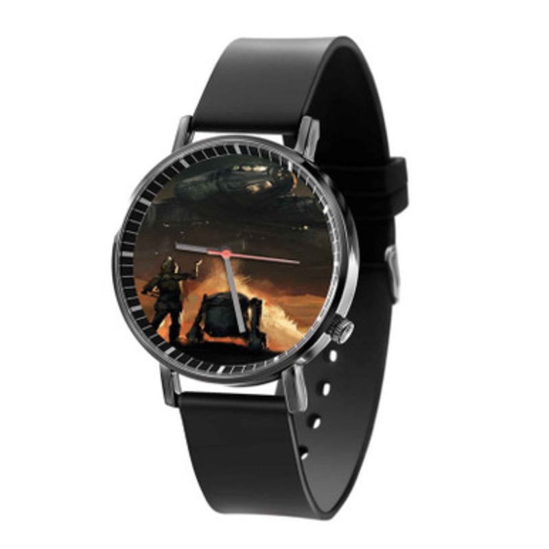 Millennium Falcon Droid Star Wars the Force Awakens Unisex Black Quartz Watch With Premium Gift Box