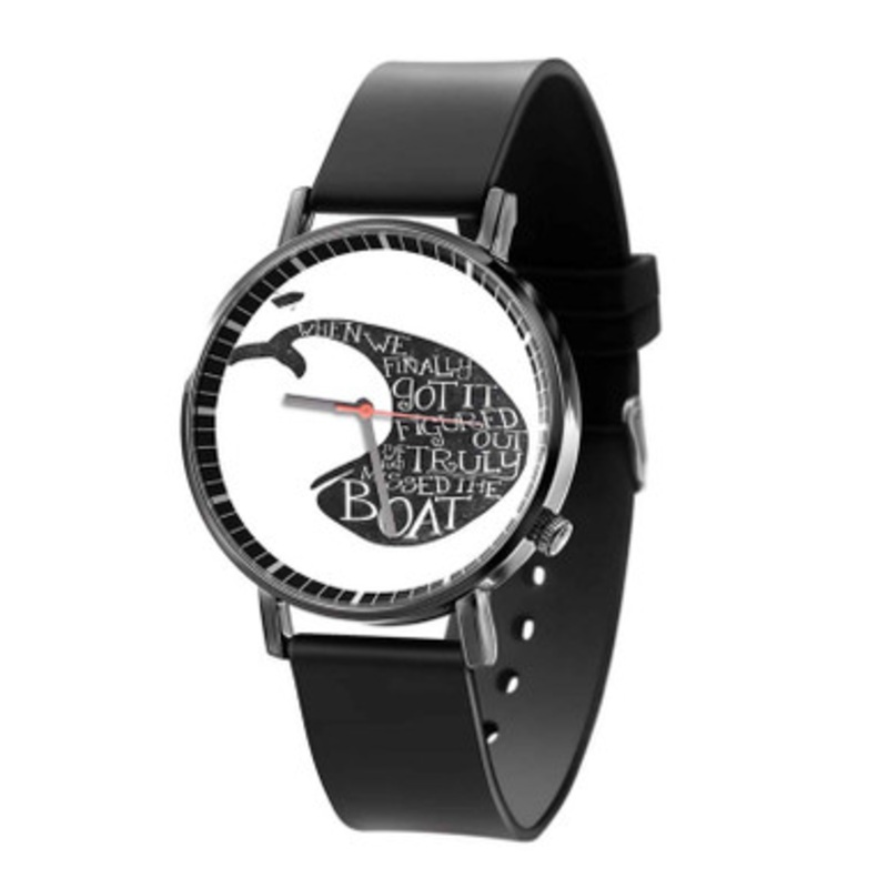 Modest Mouse Missed the Boat Lyric Black Quartz Watch Unisex With Premium Gift Box