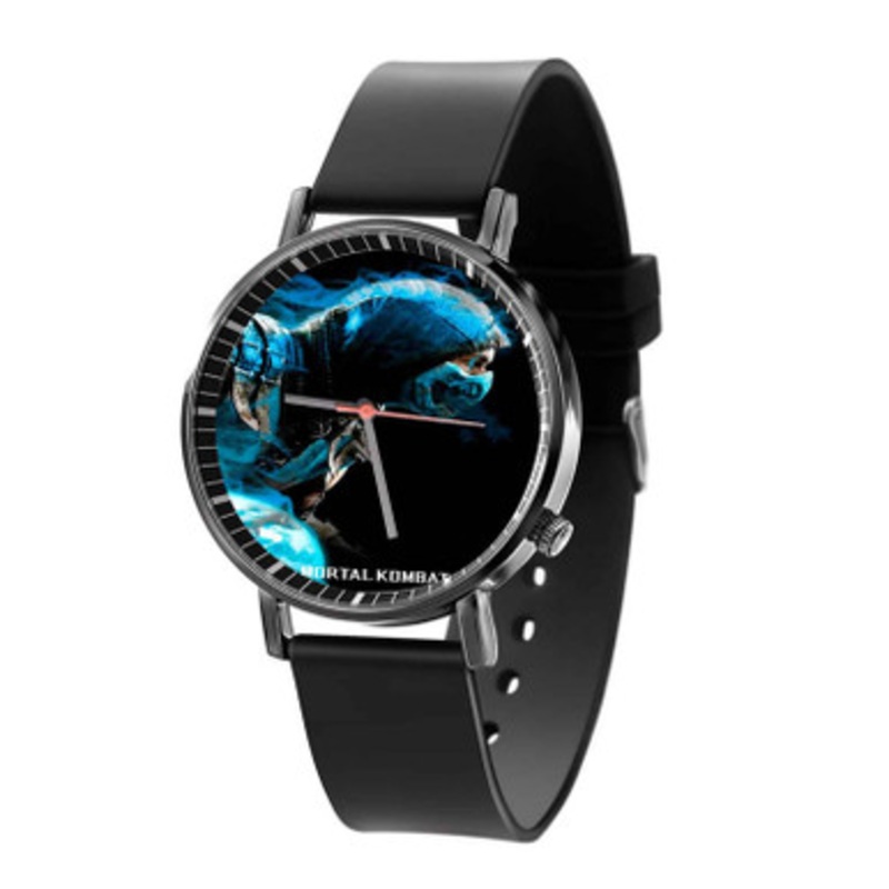 Mortal Kombat X Sub Zero Black Quartz Watch Unisex With Premium Gift Box