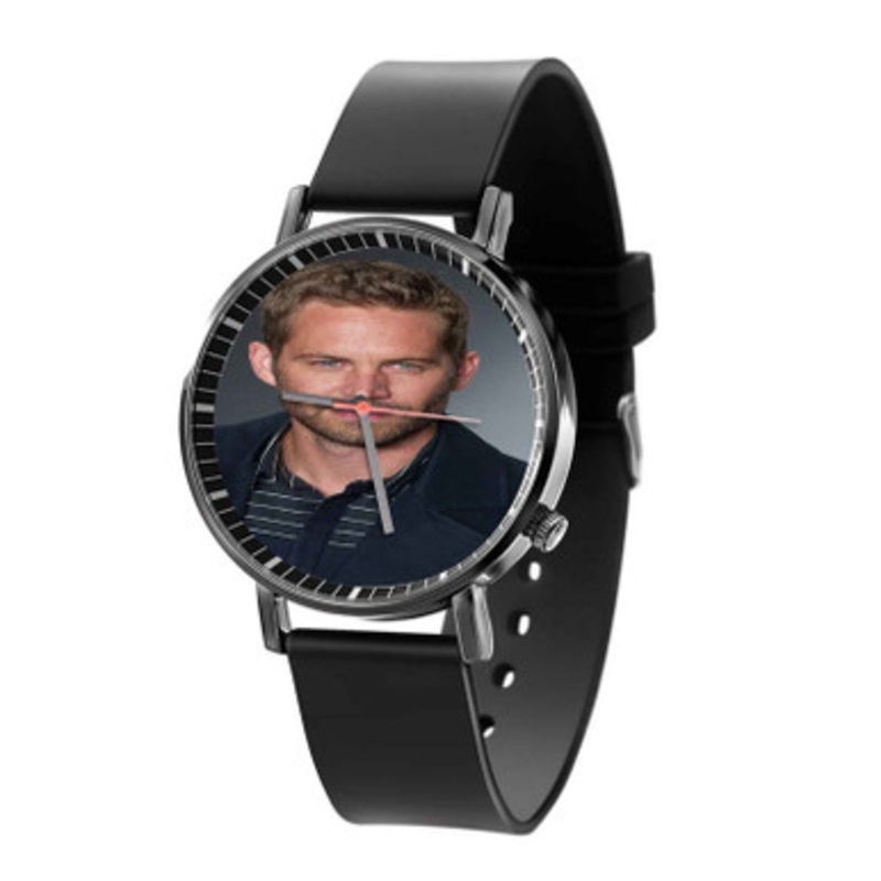 Paul Walker Black Quartz Watch Unisex With Premium Gift Box
