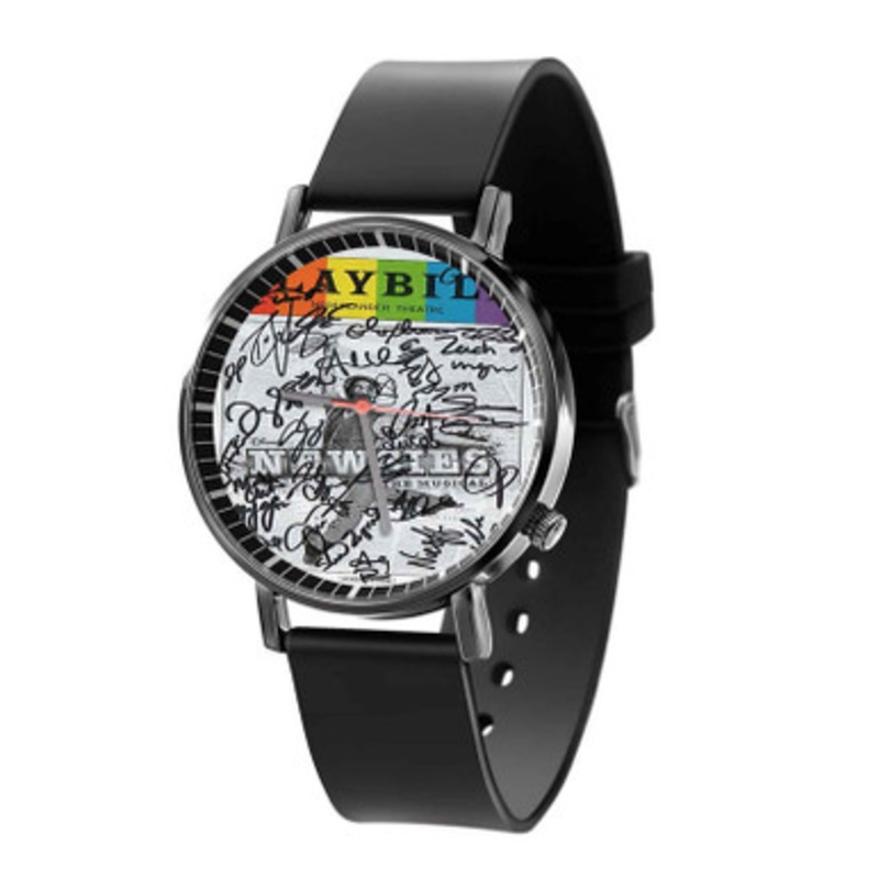 Playbill Pride Broadway and Theatre News Black Quartz Watch Unisex With Premium Gift Box
