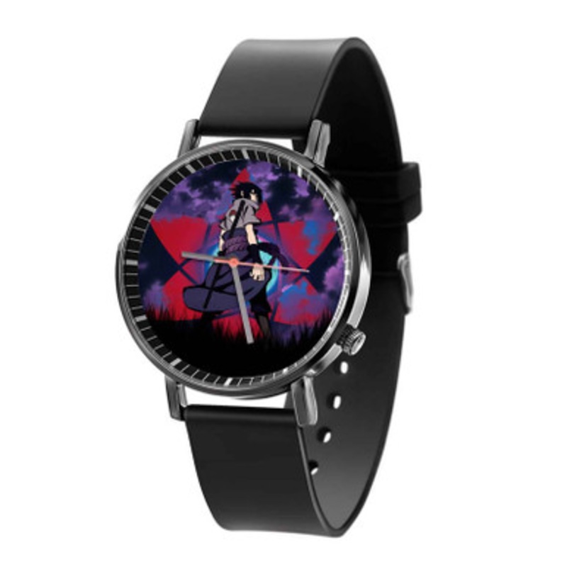 Sasuke Uchiha Black Quartz Watch With Premium Gift Box for Unisex