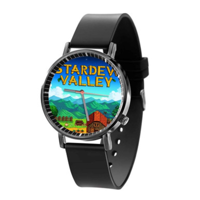 Stardew Valley Unisex Black Quartz Watch With Premium Gift Box