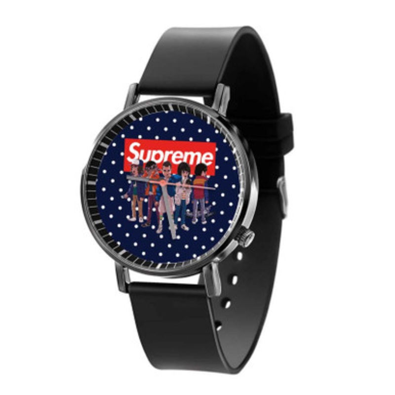 Stranger Things Black Quartz Watch Unisex With Premium Gift Box