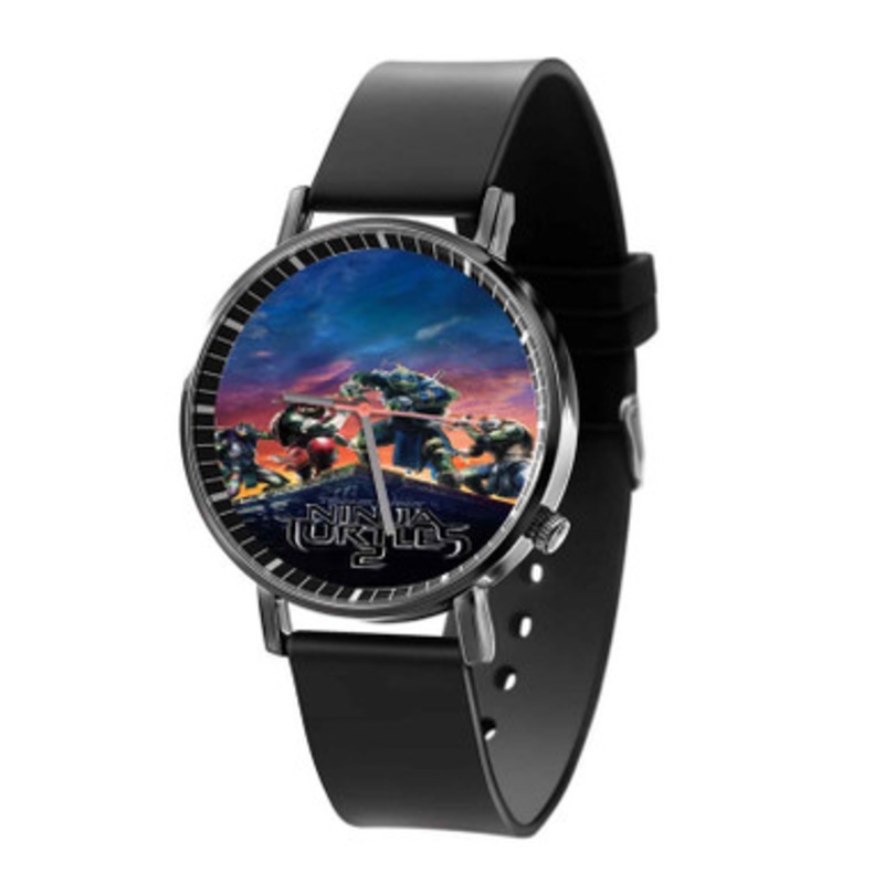 Teenage Mutant Ninja Turtles 2 Black Quartz Watch Unisex With Premium Gift Box