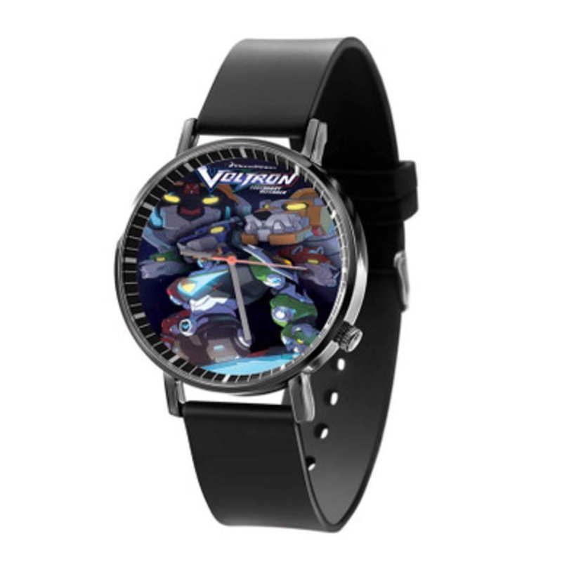 Voltron Legendary Defender Art Unisex Black Quartz Watch With Premium Gift Box